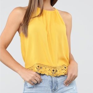 Just a Dream Top - Mustard